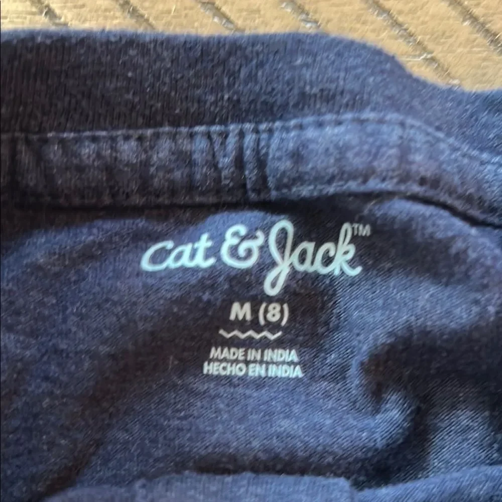 🏄🏼 Cat & Jack set of 3 Short Sleeve Tees 2 Stripe Ts & 1 White T is NWT 🏖️